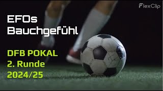 DFB Pokalprognose 202425 2 Runde  Wer erreicht das Achtelfinale [upl. by Kristofor528]