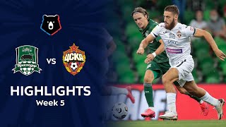 Highlights Krasnodar vs CSKA 11  RPL 202021 [upl. by Khorma]