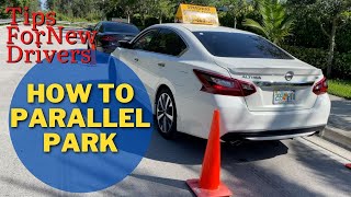 How To Parallel ParkTips For BeginnersNew Drivers [upl. by Itirp]