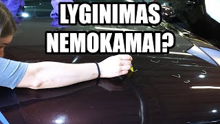 Kėbulo lyginimas NEMOKAMAI  Apsauginė plėvelė stiklui  ML Auto Dienoraštis  73 [upl. by Uolyram]