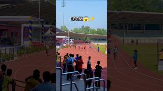 100M😱⚡fastest 100k 100 sprinting sprinter running hardwork million trackandfield explore [upl. by Telfore]