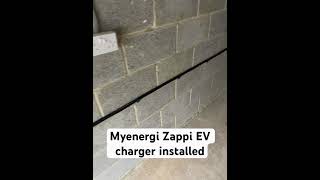 Myenergi Zappi EV charger installed evcharger evchargers [upl. by Naghem756]