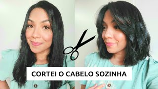 Cortei meu cabelo sozinha em casa  Voltando para o curtinho que AMO [upl. by Elisha]