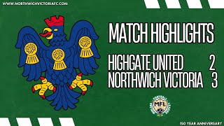 Highgate United v Northwich Victoria  Midland League Prem  31824 [upl. by Lebbie]