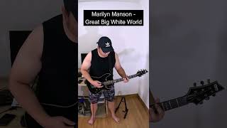 Marilyn Manson  Great Big White World Guitar Cover [upl. by Fraase755]