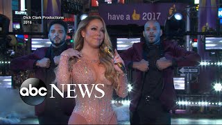 Mariah Carey gets secondchance New Years performance [upl. by Alfie]