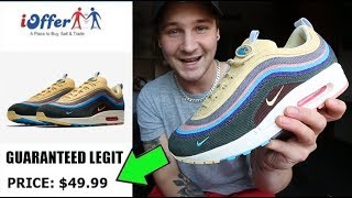 BUYING LEGIT SNEAKERS OFF IOFFER FOR HALF THE PRICE \u00100 REAL WOTHERSPOON AIR MAX [upl. by Sharline555]