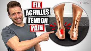 Heal Your Achilles Tendonitis At Home Achilles Tendon Treatment [upl. by Zilla]