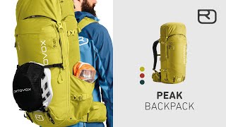 PEAK HochtourenRucksack Deutsch  ORTOVOX [upl. by Neeroc548]