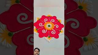 Easy rangoli designs for beginners rangoli diwalirangolidesigns [upl. by Hertberg519]