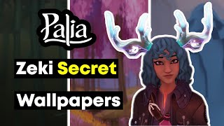 Palia  All 3 of Zekis Secret Black Market Wallpapers [upl. by Helsie]