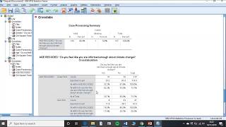 SPSS running a ChiSquare test for association and how to recode your data [upl. by Pharaoh]