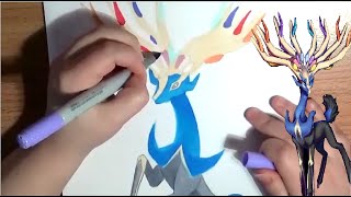 How to draw Xerneas [upl. by Susumu]