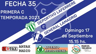 PRIMERA C  LAFERRERE  GRAL LAMADRID  FECHA 35 [upl. by Atteval884]