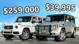 2020 MercedesAMG G63 vs The Cheapest AMG GClass You Can Buy [upl. by Alekim148]