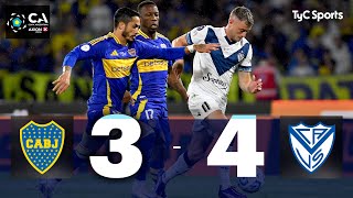 Boca 3  4 Vélez  EN UN PARTIDAZO EL FORTÍN ELIMINÓ AL XENEIZE  Copa Argentina 2024  Semifinales [upl. by Jeremias875]