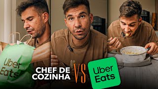 CHEF DE COZINHA vs UBER EATS 🛵💨 140€ em 4 restaurantes Valeu a pena Chef Lucas Fernandes [upl. by Yrhcaz]