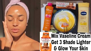 Mixing vaseline body lotion to get 3 shade lighter for a Brighter amp GLOWING SKIN [upl. by Artenra]