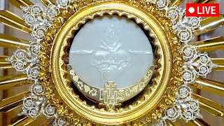 Live Adoration of the Blessed Sacrament  Perpetual Adoration Live [upl. by Nnylaf]