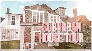 SUBURBAN HOUSE TOUR  Bloxburg [upl. by Rohpotsirhc857]