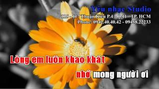 KARAOKE Giấc Mơ Có Thật Lệ Quyên [upl. by Eirrotal]