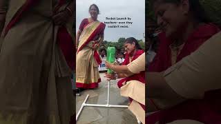 Water Rocket launch by government school teachers at Capital High School Unit3 Bhubaneswar [upl. by Attey838]