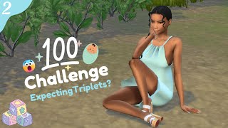 Part 2 of The Sims 4 100 Baby Challenge I Were having WHAT [upl. by Bores791]