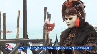 Il carnevale di Venezia  La Vita in Diretta – 21022023 [upl. by Ahsinaj742]