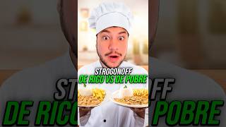 strogonoff de RICO vs de POBRE livedobrino humor MundinhoBrino [upl. by Yelsew]