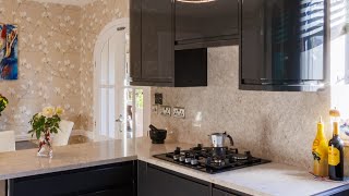 Anthracite Gloss Handleless Kitchen in Norden [upl. by Llehcram84]