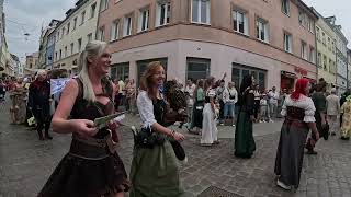 Historischer Festumzug Wallensteintage Stralsund 26072024 [upl. by Jerome]