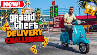 I Became A PIZZA DELIVERY BOY in GTA 5  GTA V [upl. by Netsirc]