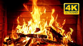 🔥 Cozy Fireplace 4K 12 HOURS Fireplace with Crackling Fire Sounds Fireplace Burning 4K [upl. by Dleifxam775]