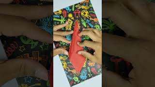 Paper Kunai Knife  Origami Paper Knife shorts ninja kunai knife papercraft paperknife reels [upl. by Deerdre796]