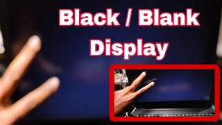 All Laptop Series Black  Blank Screen Display Problem in Windows 1011  Laptop No Display Fix 100 [upl. by Yenahc994]