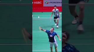 🤯🔥Mind Blowing Backhand Smash Axelsen badminton backhandsmash backhandsmash [upl. by Gratianna]