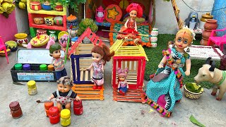 Barbie Doll All Day Routine In Indian VillageRadha Ki Kahani Part454Barbie Doll Bedtime Story [upl. by Philemon864]