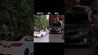 Toyota Yaris VS Gli challenge [upl. by Repmek]