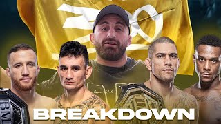 UFC 300  ENTIRE CARD BREAKDOWN  Early Prelims Prelims Main Card  STACKED [upl. by Adnarom957]