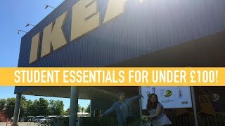 Student essentials under £100 in IKEA  Student Guide [upl. by Kentiga]