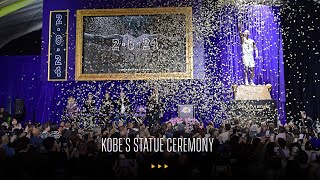 FULL CEREMONY Kobe Bryant Statue Unveiling  Los Angeles Lakers [upl. by Gilda]