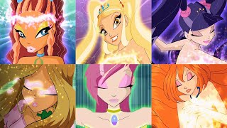 ALL WINX GET THEIR ENCHANTIX POWER  WINX CLUB  SEASON 3 [upl. by Ahsuatal]