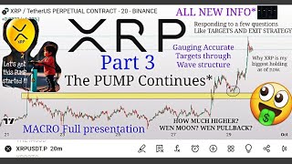 XRP PART 3  the PUMP Continues Understanding wave structure and TARGETS  Whats next xrp btc [upl. by Carlton337]