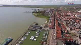 Volendam from above “the beauty of waterland” Drone shots [upl. by Iveksarap]