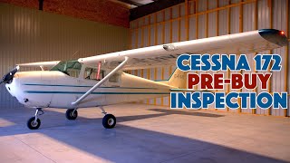 Cessna 172B PreBuy Inspection  Glens Hangar  Canucks Unlimited  Episode 2 [upl. by Ainoyek]