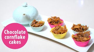 Crunchy crispy chocolate cornflake cakes  Kids Cooking  Onmanorama Food [upl. by Eecak395]