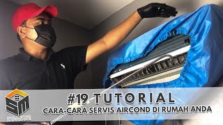 Tutorial Caracara Servis Aircond di Rumah Anda  Menggunakan Chemical 19 [upl. by Herstein]