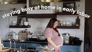 Laboring at Home Vlog  Long labor with fifth baby [upl. by Pulcheria]