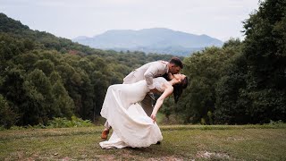 Laurel Ridge Country Club Wedding in Waynesville NC  Ashley  Mitch [upl. by Gwendolen]