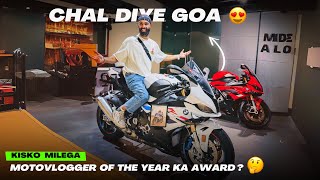 Is baar kisko milega Moto Vlogger of the Year ka award 🤔 kon hai INDIA ka best  Dkhne chl dye GOA 😱 [upl. by Aylat]